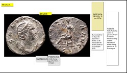 SISCIA SALONINE PVDICITIA AVG étoile champ gauche S I en exergue SALONINA AVG