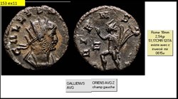 ROME GALLIEN ORIENS AVG Z champ gauche GALLIENVS AVG