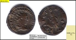 ROME VALERIEN 1ER RELIGIO AVGG q champ droit IMP CP LIC VALERIANUS PF AVG