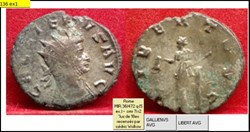 ROME GALLIEN LIBERT AVG GALLIENVS AVG