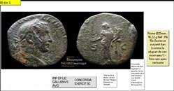 ROME GALLIEN CONCORDIA EXERCIT SC IMP CP LIC GALLIENVS AVG