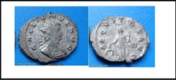 ROME GALLIEN AEQUITAS AVG VI champ droit GALLIENUS AVG