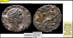 SISCIA SALONINE PVDICITIA AVG étoile champ gauche S en exergue SALONINA AVG