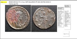 ROME GALLIEN PAX AVGG V champ gauche IMP GALLIENVS PF AVG GM