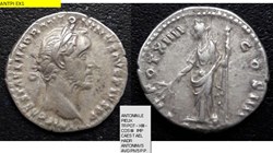 ROME ANTONIN LE PIEUX TR POT - XIIII - COS IIII IMP CAES T AEL HADR ANTONINVS AVG PIV