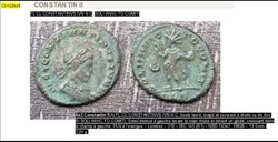 LONDRES CONTANTIN II SOLI INVCTO COMITI FL CL CONSTANTINVS IVN N C