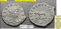 ROME GALLIEN  LIBERO.P.CONS AVG AVG Panthère marchant à gauche -/B/-  GALLIENVS AVG IMITATION