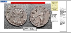 ROME GALLIEN  SALVS AVGVSTI GALLIENVS AVG.