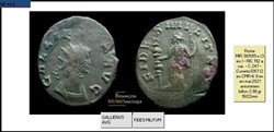 ROME GALLIEN FIDES MILITVM GALLIENVS AVG
