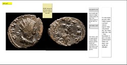 ROME GALLIEN  VICTORIA AET Z champ gauche GALLIENVS AVG