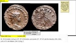 MILAN GALLIEN PM TR P VII COS MP en exergue IMP GALLIENVS PF AVG GERM