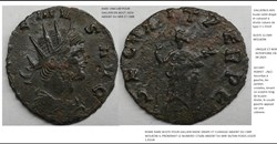 ROME GALLIEN  SECVRIT PERPET N champ droit  GALLIENVS AVG