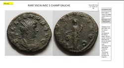 SISCIA GALLIEN PROVIDEN AVG s champ gauche GALLIENUS AVG