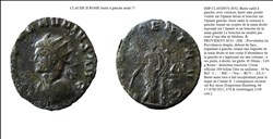 ROME CLAUDE II PROVIDENT AVG XII champ droit IMP CLAVDIVS AVG