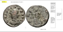 SISCIA GALLIEN PAX AVG marchant à gauche GALLIENUS AVG