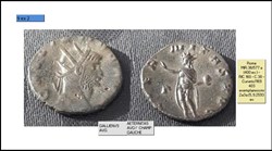 ROME GALLIEN AETERNITAS AVG Γ CHAMP GAUCHE GALLIENVS AVG