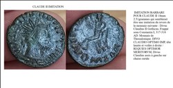 IMITATION CLAUDE II REQUIES OPTIMOR MERITORVM DIVO CLAUDIO OPTIMO IMP