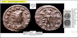 ROME GALLIEN IOVI VLTORI S champ gauche GALLIENUS AVG
