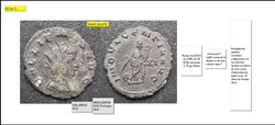 ROME GALLIEN INDVLGENTIA AVG XI champ droit GALLIENVS AVG