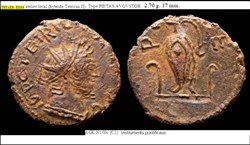 IMITATION TETRICUS I PIETAS AUGUSTOR INSTRUMENTS PONTIFICAUX (TETRICUS II)