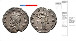 ROME GALLIEN VICTORIA AET Z champ gauche GALLIENVS AVG