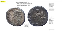 ROME GALLIEN PROVID AVG X champ droit IMP GALLIENVS AVG