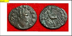 ROME GALLIEN APOLLINI CONS AVG centaure a gauche H en exergue GALLIENVS AVG
