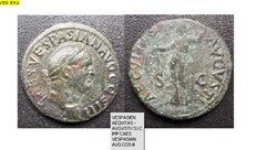 ROME VESPASIEN AEQVITAS AVGVSTI SC IMP CAES VESPASIAN AVG COS III