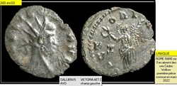 ROME GALLIEN VICTORIA AET Z champ gauche GALLIENVS AVG