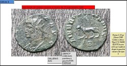 ROME GALLIEN LIBERO.P.CONS AVG panthère à gauche B EN EXERGUE GALLIENVS AVG
