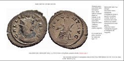 ROME GALLIEN INDVLGENT AVG P EN EXERGUE GALLIENUS AVG