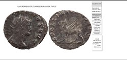 ROME GALLIEN  APOLLINI CONS AVG GRIFFON à gauche  Δ en exergue GALLIENUS AVG