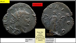 ROME GALLIEN VICTORI AVG titulure fautée manque le A GALLIENVS AVG