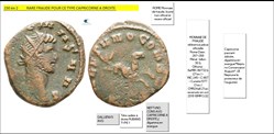 FRAUDE GALLIEN NEPTVNO CONS AVG CAPRICORNE A DROITE ϛʹ digamma en exergue GALLIENVS AVG