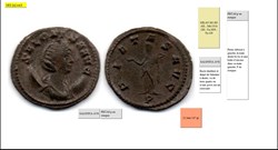 MILAN SALONINE PIETAS P EN EXERGUE SALONINA AVG