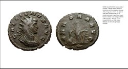 ROME GALLIEN ANNONA AVG Q en exergue GALLIENUS AVG
