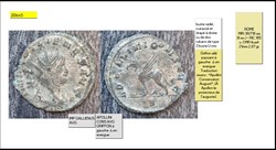 ROME GALLIEN  APOLLINI CONS AVG GRIFFON à gauche  Δ en exergue IMP GALLIENUS AVG