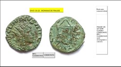 IMITATION CLAUDE II CONSECRATIO IMP C CLAUDIUS AVG autel rectangulaire à caissons