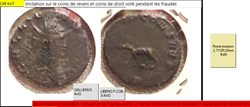 ROME GALLIEN LIBERO.P.CONS AVG Panthère marchant à gauche -/B/- GALLIENUS AVG IMITATION