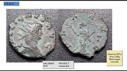 ROME GALLIEN PAX AVG T champ droit GALLIENVS AVG