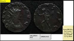 ROME GALLIEN ORIENS AVG GALLIENVS AVG
