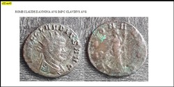 ROME CLAUDE II ANNONA AVG IMP C CLAVDIVS AVG