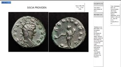 SISCIA GALLIEN PROVIDEN AVG GALLIENVS AVG