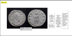 ROME GALLIEN VIRTVS AVGG IMP CP LIC GALLIENVS PF AVG