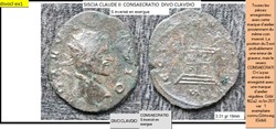 SISCIA CLAUDE II CONSAECRATIO AUTEL DIVO CLAVDIO