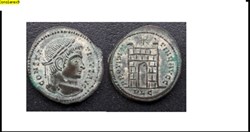 LYON CONSTANTIN I PROVIDENTIAE AVGG PLG EN EXERGUE CONSTANTINVS AVG