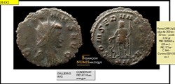 ROME GALLIEN CONSERVAT PIETAT XII en exergue GALLIENVS AVG