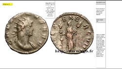 MILAN GALLIEN FIDES EXERC VIII GALLIENVS AVG