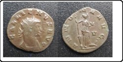 ROME GALLIEN ANNONA AVG V champ droit GALLIENVS AVG