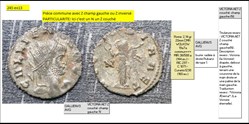 ROME GALLIEN VICTORIA AET Z couché champ gauche N GALLIENVS AVG